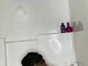 Hot bath after work 