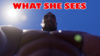 O que ela vê