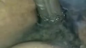 Jerking in the tub