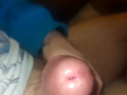 Quick Tease Showing Off My Wet Leaky Cock