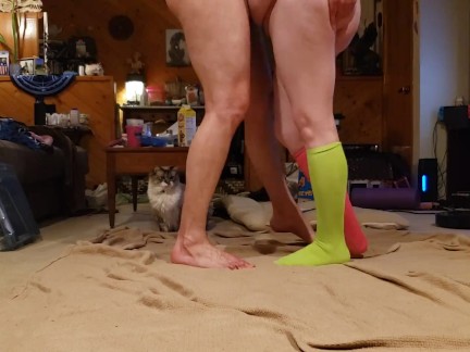 This BBW loves having her pussy licked and some DP with a toy!