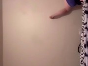 Twerking on a wall