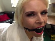 Submissive Lady Receives Cum In Mouth 3/16