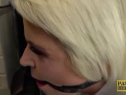 Submissive Lady Receives Cum In Mouth 5/16