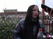 Brunette exhibitionist gets drilled by a horny dude 5/16