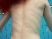 Russian submerged in the pool Diana 16/16