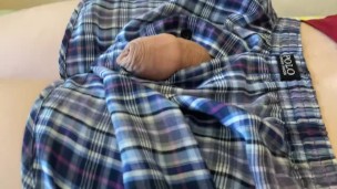 Playing with my cock and foreskin 