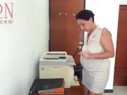 SEXRETARY Stupid Secretary and scanner Full video 1/16