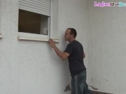 Euro dommes toying and fingerfucking submissive pervert 1/16