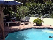 DADDY4K Good-looking teen and bfs dad have an outdoor affair 4/16