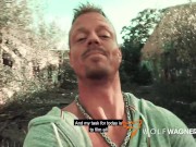 HarleenVan rides on his dick on the grass! Wolf Wagner Originals 2/16