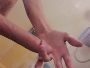 Swinging my dick around getting harder and harder until I nut