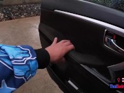 Cute Thai girlfriend licked his cock and balls in the hotel they just checked into 4/16