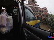 Cute Thai girlfriend licked his cock and balls in the hotel they just checked into 5/16