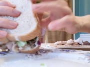 Nerdy Faery Prepares and Devours Tommy Piggy (Vegan Trigger Warning) 15/16