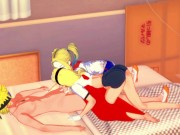 Супергёрл и Харли Квинн Минет для Наруто Аниме [3Д Хентай] - Screenshot 3 of 16 - Anime