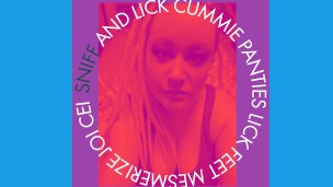 Dominado a cheirar e lamber a calcinha cummie lamber os pés e JOI CEI CUM com CONTAGEM REGRESSIVA