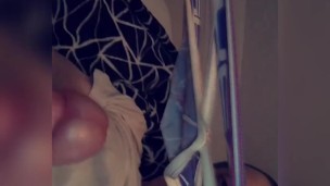 Snapchat Twink self fuck with dildo 