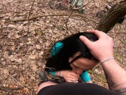 Found an Abandoned Building in the Forest and Fucked a Motorcycle Slut there || Dirtbike Sex Rides 12/16