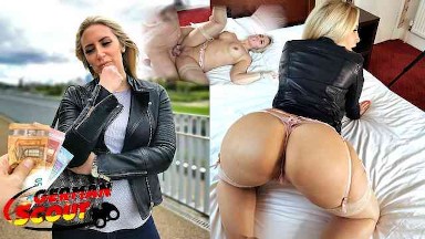 GERMAN SCOUT - BIG ASS AND BOOBS MILF KARLIE PICKUP AND ROUGH FUCK AT STREET CASTING