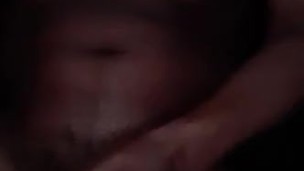 Snacking my big dick on my chest