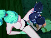 Xinyan gets her pussy eaten then strapon fucked by Jori - Genshin Impact Hentai 7/16