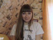 Passionate Blowjob From Horny Girlfriend who Loves to Swallow Sperm 1/16