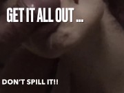 WET N WILD part TWO - young Latina sucking dick, drinking piss, deepthroat, swallow mouthful 8/16