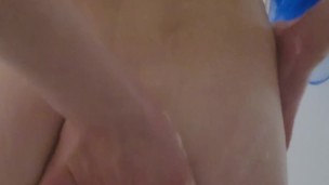 Soapy ass playing shower seduced me