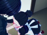 Isabella gives a great blowjob, swallows a load of cum - Promised Neverland Hentai 11/16