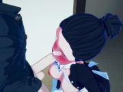 Isabella gives a great blowjob, swallows a load of cum - Promised Neverland Hentai 6/16