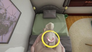 Mercy gets POV fingered before swallowing a load of cum - Overwatch Hentai