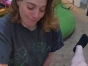 SLOWMO CUMGUSH after JUST showering - Heather Kane 15/16