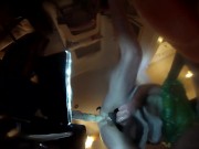 SUBMISSIVE HUSBAND-Pegged and Femdom Fisted 9/16