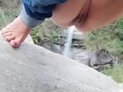 Massive waterfall pee  - Screenshot 8 of 16 - Hairy Pussy