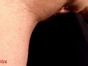 Multiple orgasms for Mistress Sadistra after pee in her dog's mouth 4/16