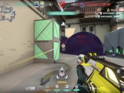 Jett Fucks Valorant Players Trying To Defuse The Spike 16/16