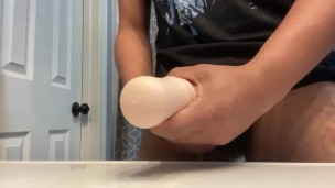 Home alone and Horny playing with pocket pussy