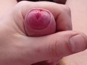 masturbieren mit einem Ausbruch von Sperma!!!!
