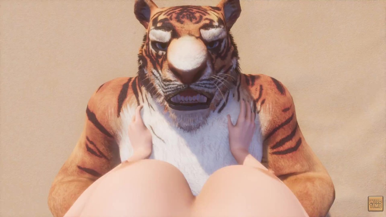 Wild Life / Huge Tiger Furry Knotting Feminino POV