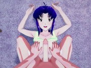 Misato Katsuragi gives you a POV blowjob - Neon Genesis Evangelion Hentai 12/16
