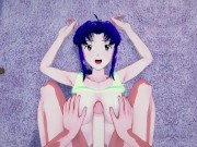 Misato Katsuragi gives you a POV blowjob - Neon Genesis Evangelion Hentai 14/16
