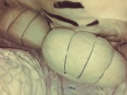 Playing with my wet hairy pussy for my stuff 