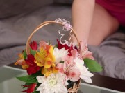 Virgin pussy caressing first time of Gala 1/16