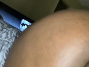 Ebony Twerking With ButtPlug