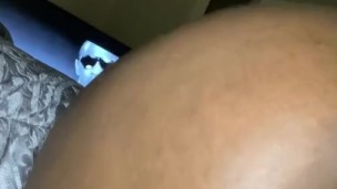 Ebony Twerking With ButtPlug