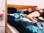 Secret Sex with Neighbour Husband - My Man Jerked Off 8/16