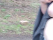 Walking with boobs out