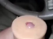 New pocket pussy gets stretched out
