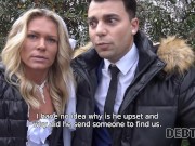 DEBT4k Debt collector fucks the bride in white dress and stockings 4/16